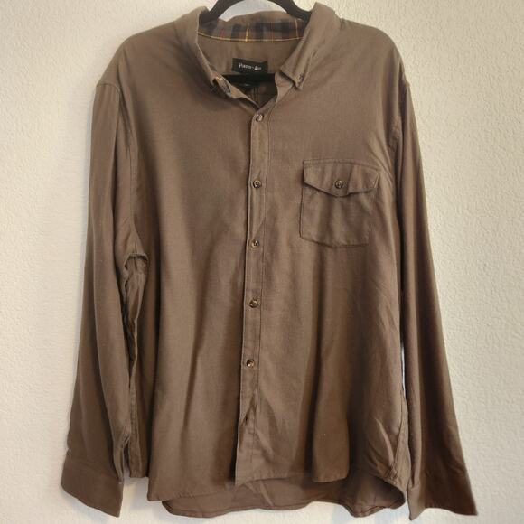 Porter & Ash Men's XL Olive Long Sleeve Button Up Dress Shirt NWT - Picture 1 of 7